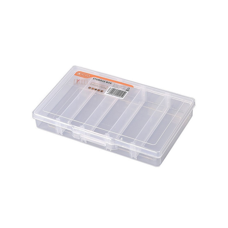 Organizér plastový 190x115x30 mm transparentný TACTIX  (320002)