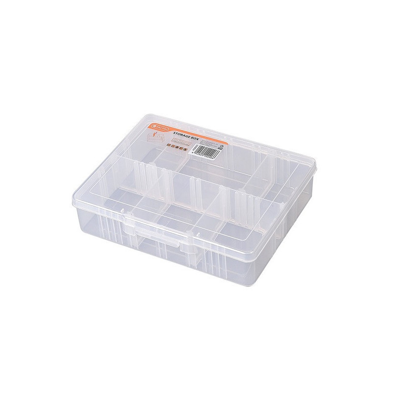 Organizér plastový 195x160x50 mm transparentný TACTIX (320003)