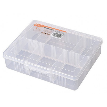 Organizér plastový 195x160x50 mm transparentný TACTIX (320003)