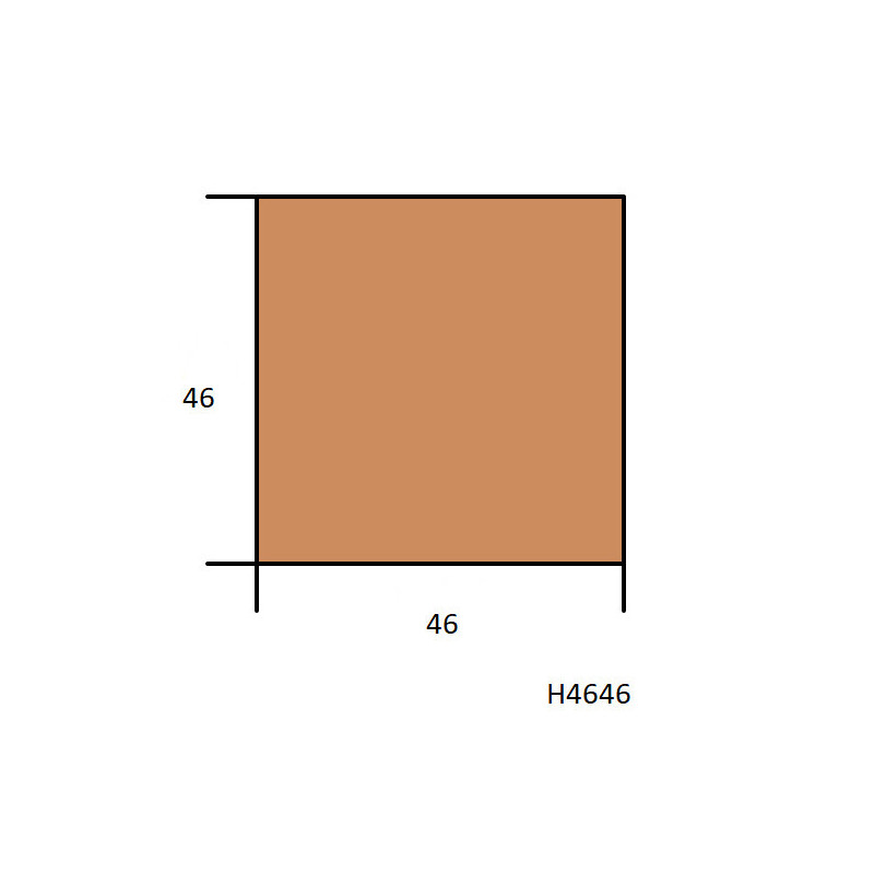 Hranol H4646 46x46x2000 mm