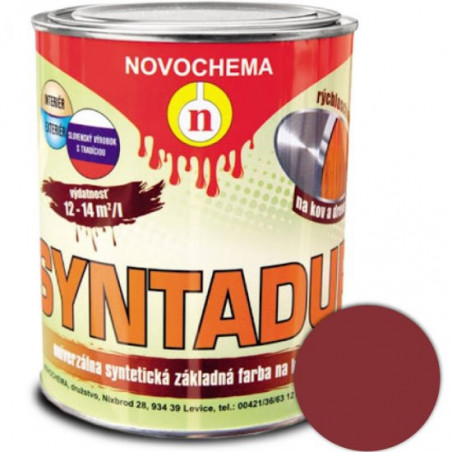 Syntadur 0840 červenohnedá základný syntetický náter 0,9 kg