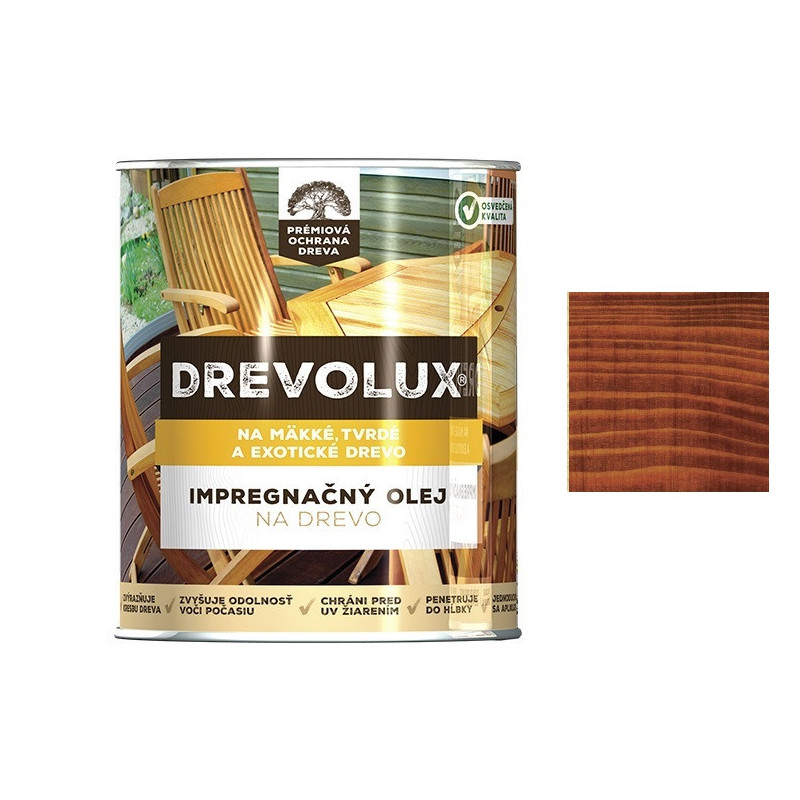 Olej impregnačný na drevo Drevolux TEAK 0,75 l