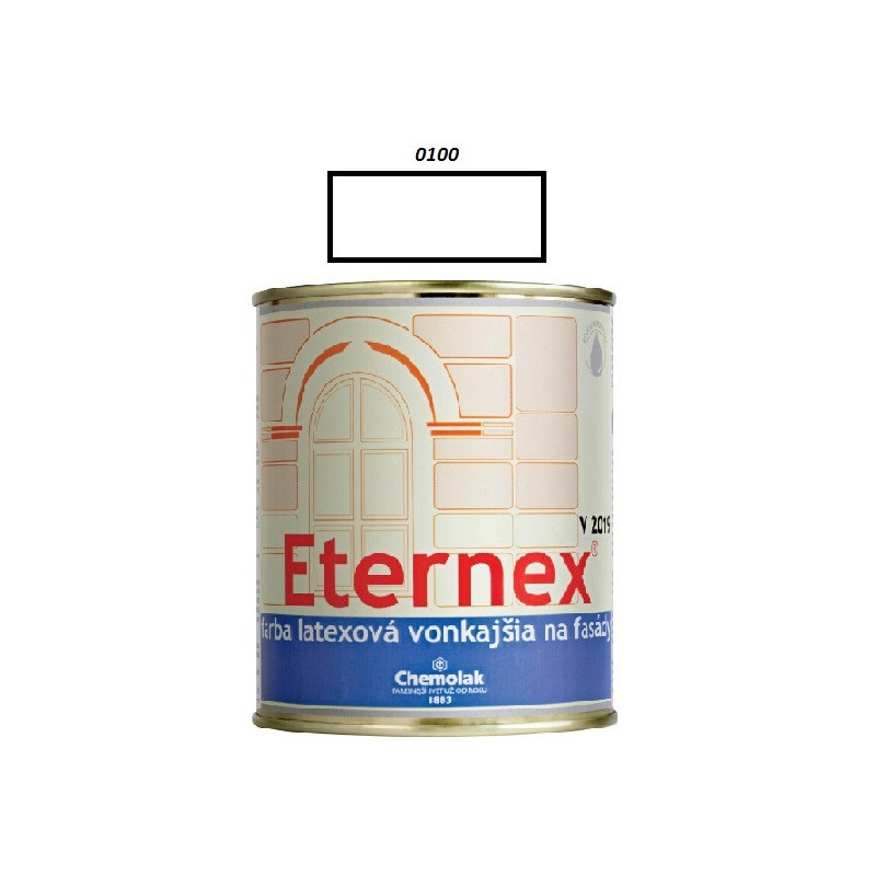 Farba latexová fasádna Eternex 0100 6,0 kg