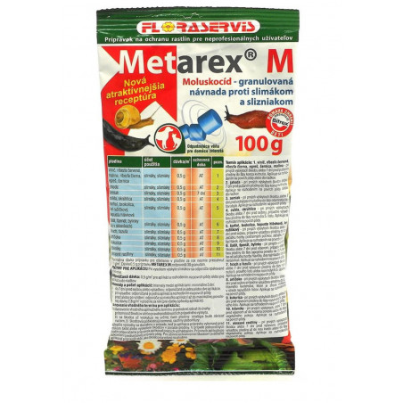 Prípravok METAREX M proti slimákom a slizniakom 100 g