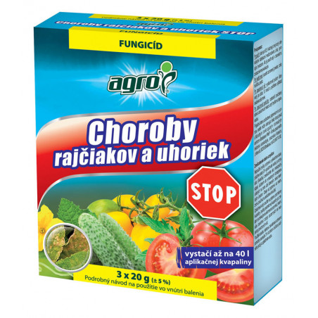 Postrek Choroby rajčiakov a uhoriek STOP 3x20 g