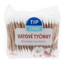 Tyčinky vatové BIO TIP LINE 200 ks